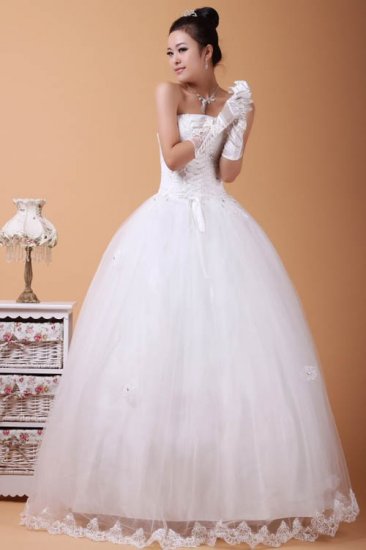 TULLE Style LACE Wedding Dress Bridesmaid Bridal Gown Custom