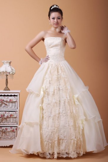 TULLE Style LACE Wedding Dress Bridesmaid Bridal Gown Custom