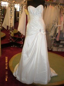 SIMPLE Style LACE Wedding Dress Bridesmaid Bridal Gown Custom
