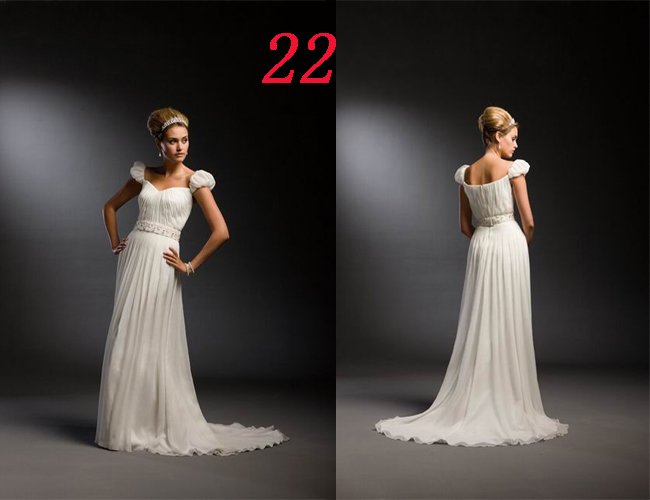 SIMPLE Style LACE Wedding Dress Bridesmaid Bridal Gown Custom