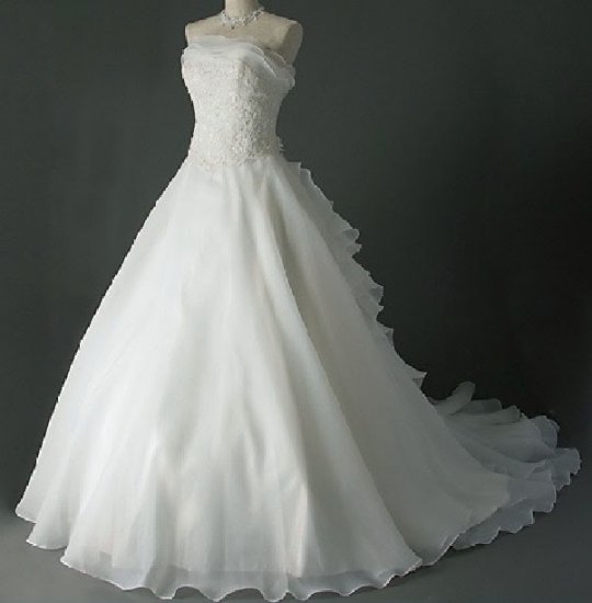 SIMPLE Style LACE Wedding Dress Bridesmaid Bridal Gown Custom