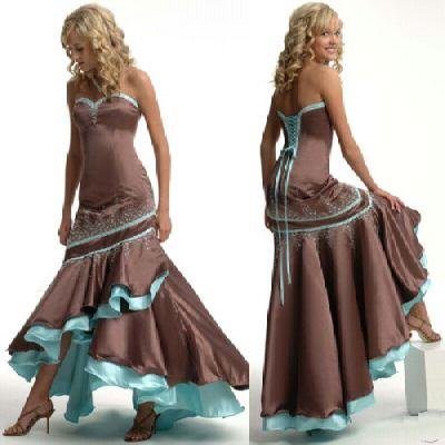HOT EVENNING Dress Bridesmaid Bridal Gown Custom MAKE