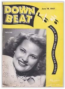 Down Beat - June 18, 1947 - Patti Page Cover - Holiday Pleads Guilty