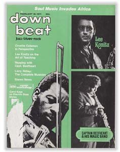 Down Beat - February 18, 1971 - Ornette Coleman/Lee Konitz/Captain Beefheart cover