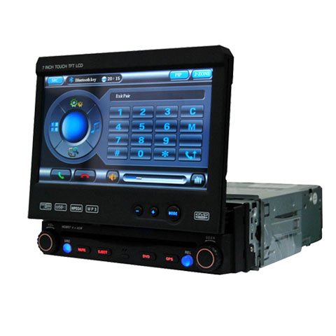 1 Din DIGITAL Touch Screen Panel Car DVD Player HL-7701GB without GPS