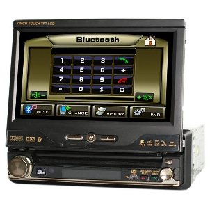 7 Inch touch screen 1-Din Car DVD player J-7685 without GPS