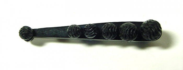 Victorian Crepe Stone Brooch