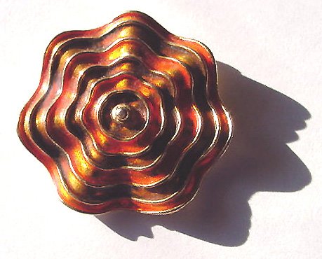 Vintage 1960s Signed Marvella Umbrella Brooch - Free USAShipping