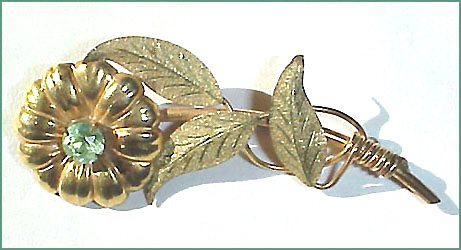 Signed Samsan c1950 Victorian Revival Brooch - Free USA Shipping