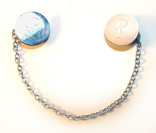 Signed Leonore Doskow Sterling Sweater Guard - Free USA Shipping
