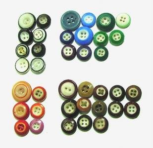 Lot of Antique Painted China Buttons - Sold