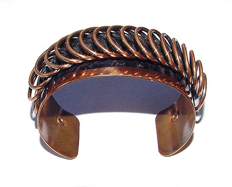 Signed Renoir 1950s Copper Cuff Bracelet