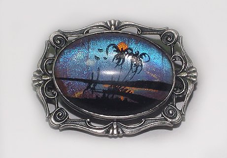Signed Hoffman Sterling Vintage Butterfly Wing Brooch - Sold