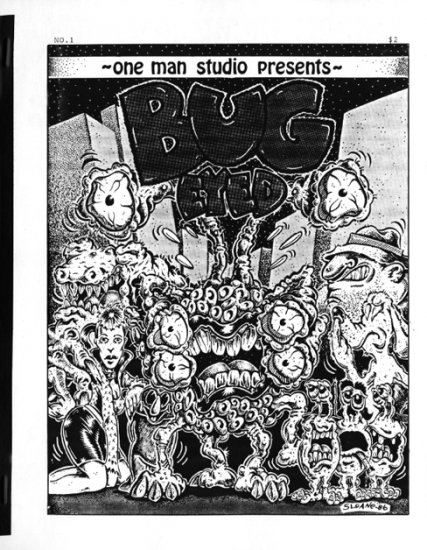 Bug-Eyed #1 comic with Ed "Big Daddy" Roth, Rat Fink, Steve Willis, 1987