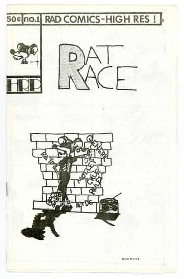 Rat Race #1 small press comic High Res Productions 1984