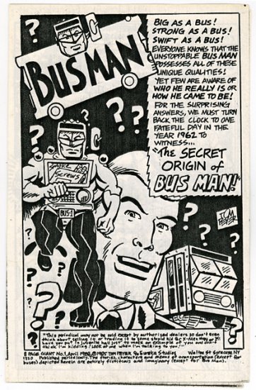 8 Page Giant #1 small press comic, Tom Peyer 1988, RARE