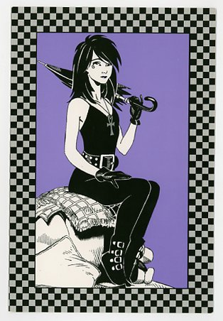 Death The Time of Your Life promo card, Vertigo DC comics