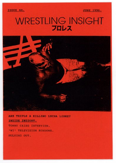 Wrestling Insight #44 Tommy Cairo shoot interview, 1996