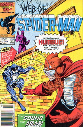 Web of Spider-Man #19 Intro Humbug & Solo, VF+ 8.5