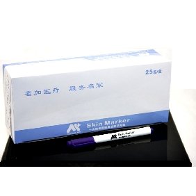 50 pcs Surgical Skin Marker(purple) for Single use direction for use