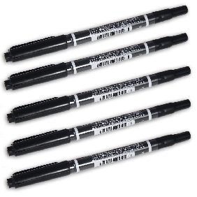 5 pcs Skin Marker(Black) for Single use direction for use