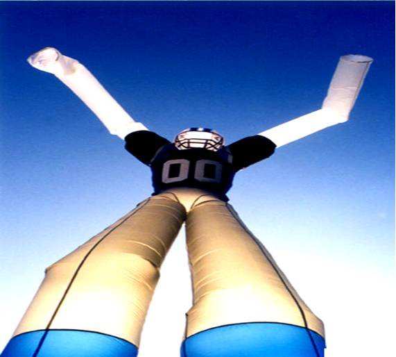 NEW GIANT 18 FEET TALL FOOTBALL PLAYER DANCING BALLOON