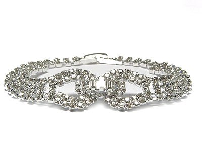 Dazzilng Double Circle Austrian Crystal Bracelet - FREE SHIPPING