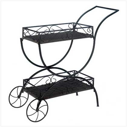 Flower Cart Curio Shelf