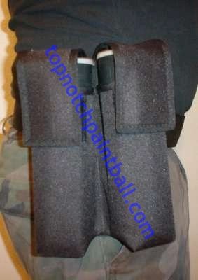 2 pod paintball pouch without belt