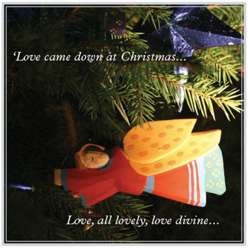 1 Luxury Christmas Greeting Card with FREE Xmas Gift Tag