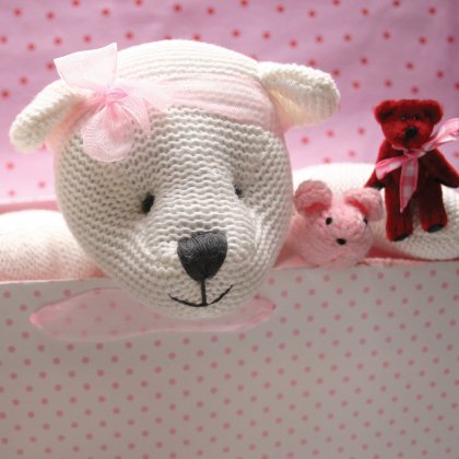 Personalized New Baby Girl and Christening Card