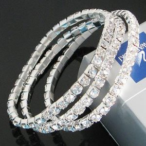 B002 vintage inspired Party Wedding SPARKING Fake Diamond BRACELET (Mod Express online accessories)