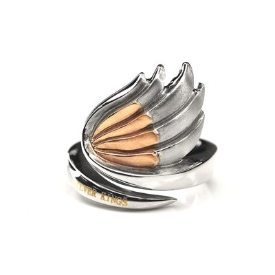 SWEET COUPLE Necklace Ring Angel + Cupid Love Wing
