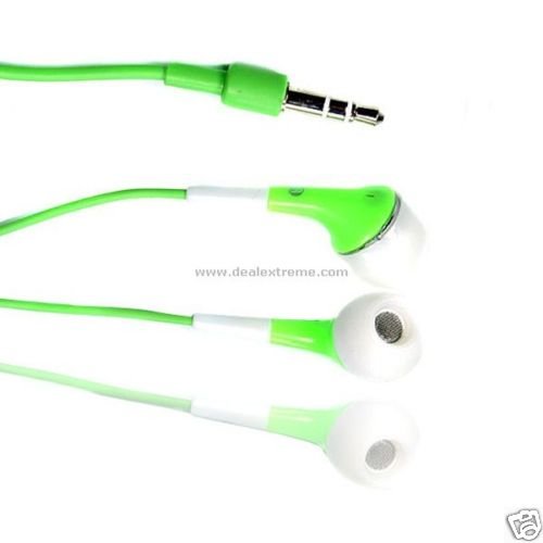 Trendy Green In-Ear Earphones for iPod and MP3