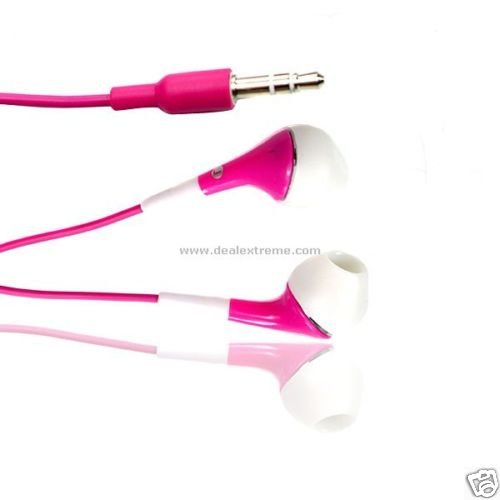 Trendy Pink In-Ear Earphones for iPod and MP3