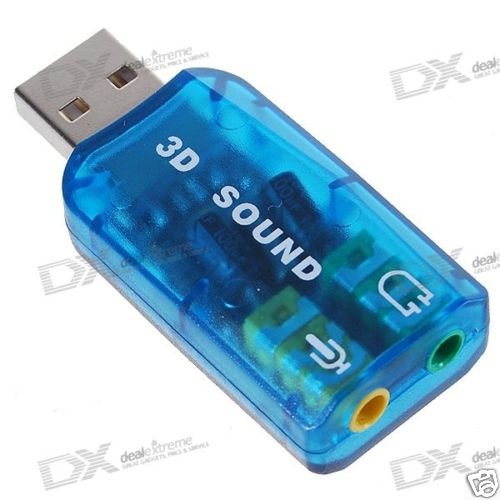 Virtual 5.1-Surround USB 2.0 External Sound Card