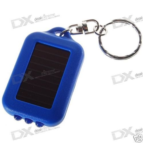 3-LED Solar Powered Self-Recharge Flashlight