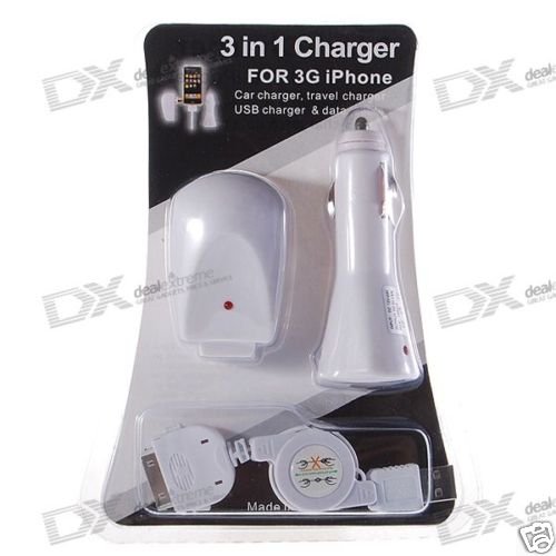 Universal USB/AC/Car Charger Adapters All iPod/iPhone