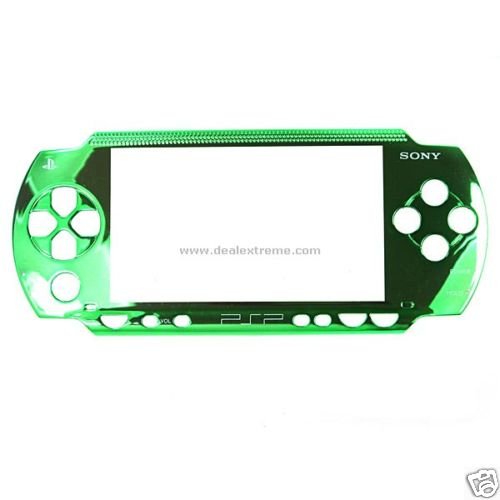 Metallic Green Face Plate for sony PSP