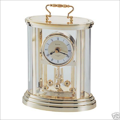Bulova Amesbury Chiming Anniversary Mantel Clock B8910