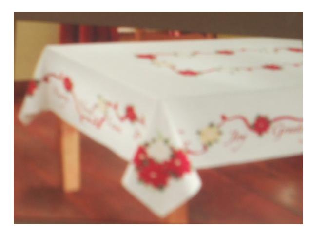 Floral Christmas Fabric Tablecloth