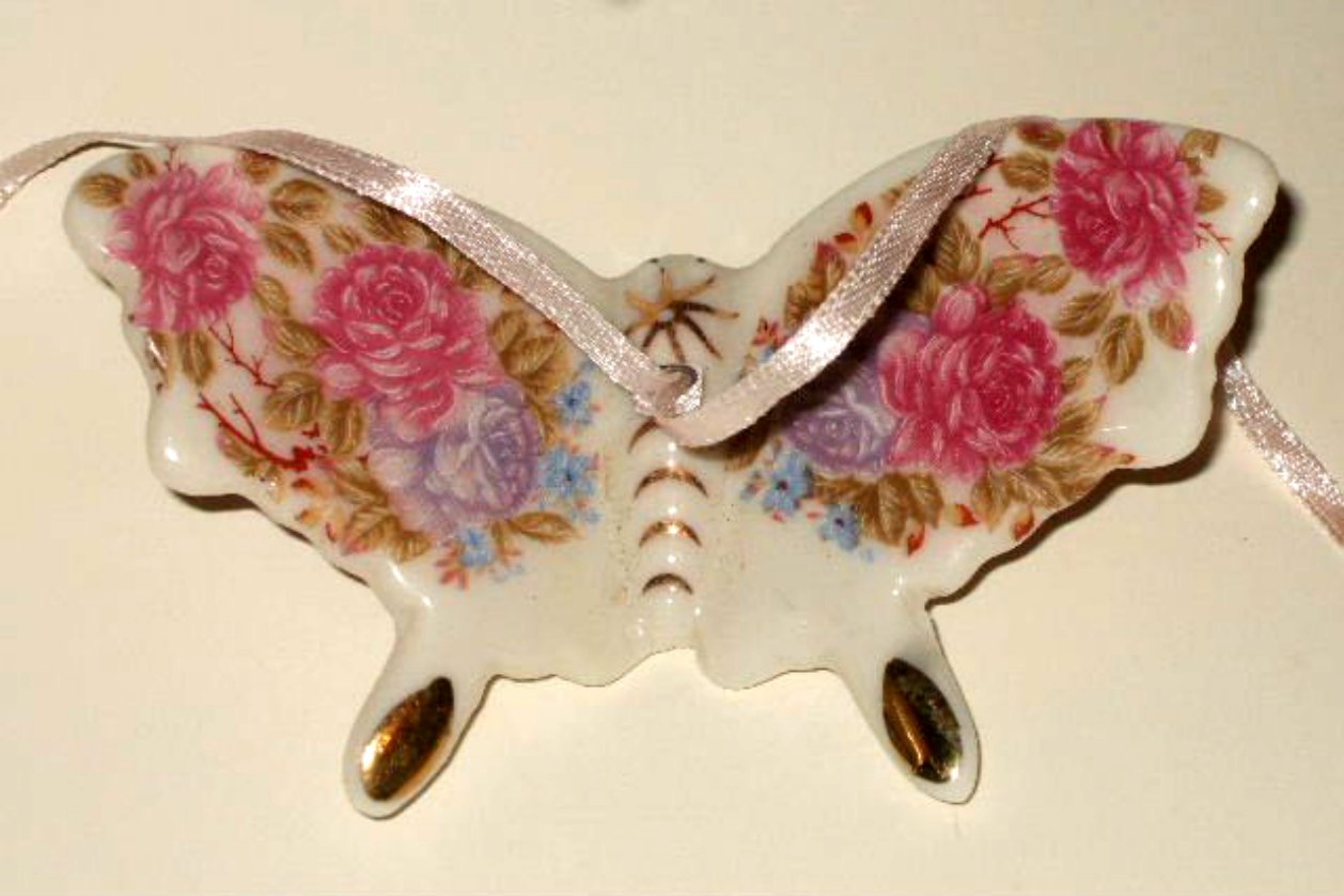 Butterfly Christmas Ornament Victoria Collection