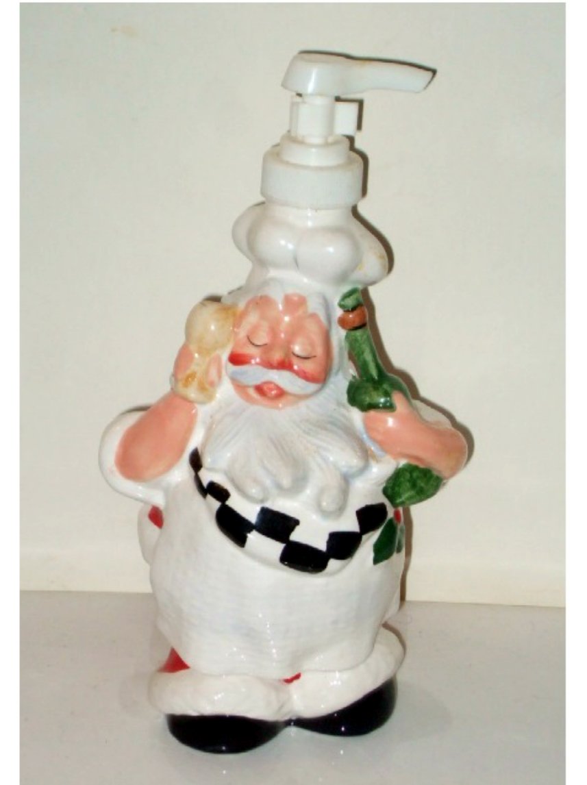 Fat Santa Chef Soap Pump Lotion Dispenser