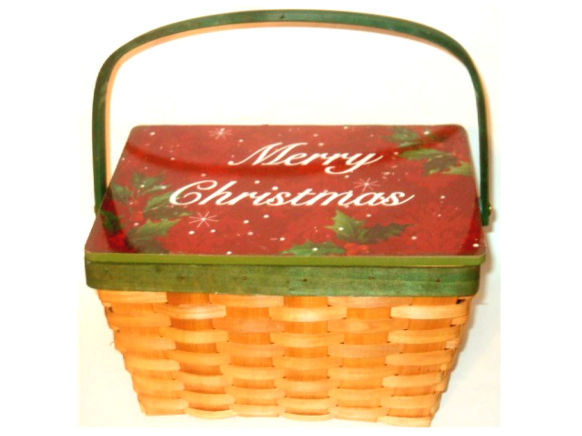 Merry Christmas Holiday Basket