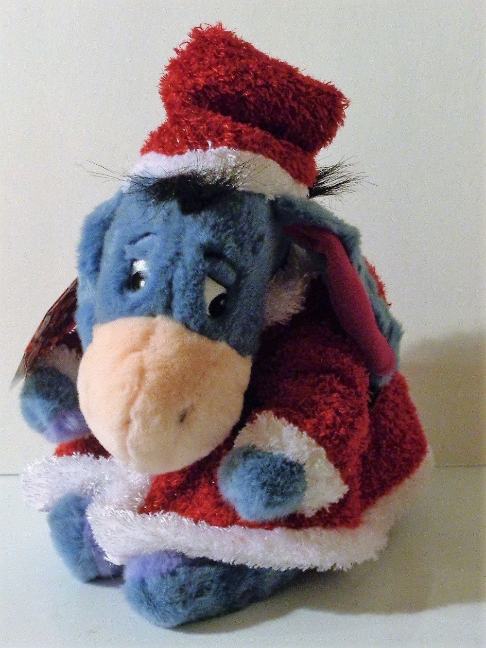 Collectible Disney Eeyore Plush Santa Claus Toy