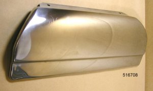 1953 54 Pontiac Chieftain Deluxe Quarter molding NOS LH