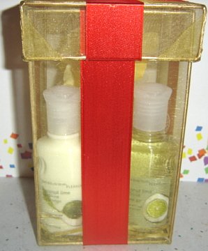 BATH & BODY WORKS 3 PC 4 OZ. COCONUT LIME VERBENA TRAVEL BATH & BODY SET