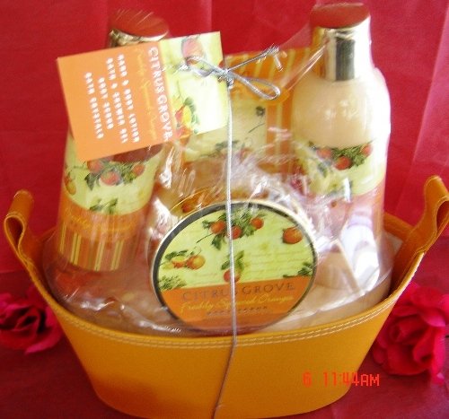 CITRUS GROVE & SHEA BUTTER 4 PC BATH SET
