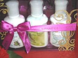 BATH & BODY WORKS 3 BOTTLE 2 OZ FRESH BODY LOTIONS GIFT SET