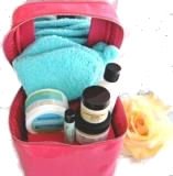 BATH & BODY WORKS TRUE BLUE HEAD TO TOE HAND & FEET 6 PC PAMPERING KIT